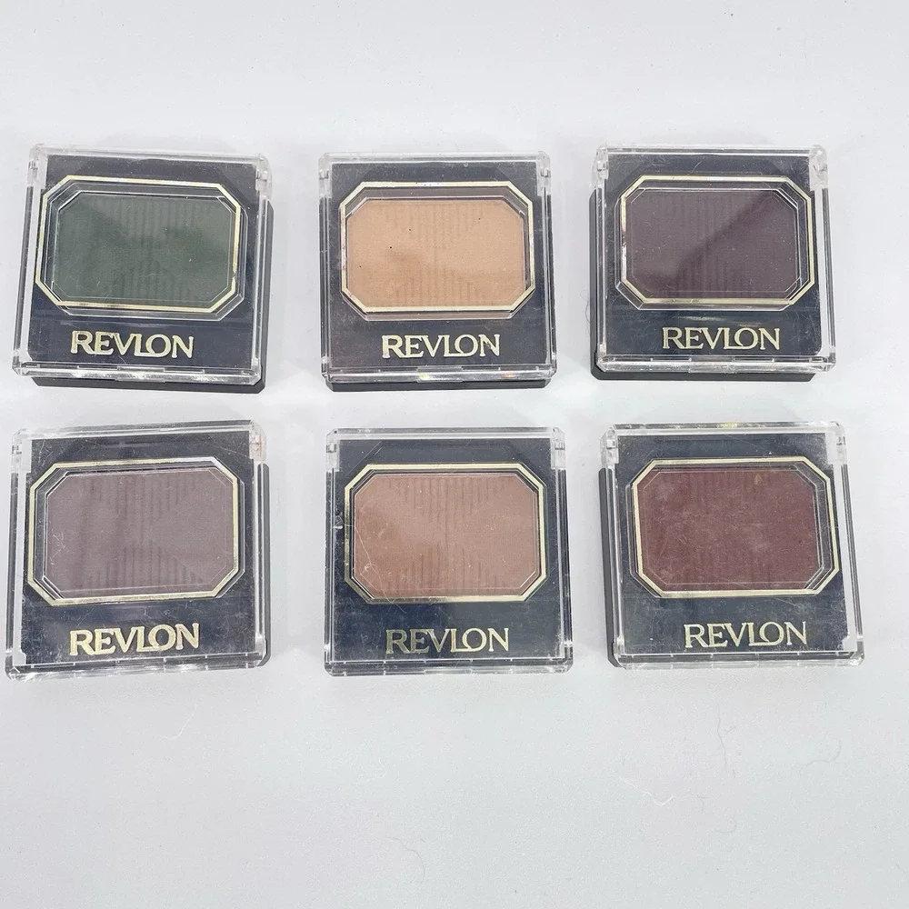 Vintage Revlon Custom Eyes Eyeshadow Lot Of‎ 6 Single Matte Colors Rare New